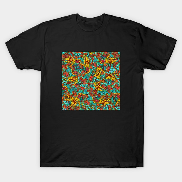 Abstract Hand Pattern T-Shirt by Woah_Jonny